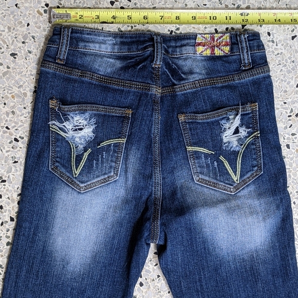 Machine Ript High Rise Jeans - Picture 3 of 11